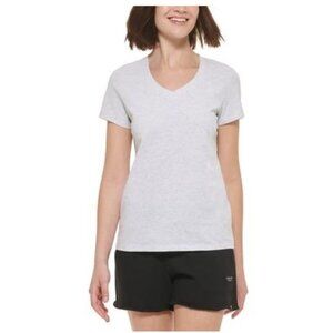 NWoT Calvin Klein Performance Womens Carbon Peach V-Neck Gray Size XL $40 GG451